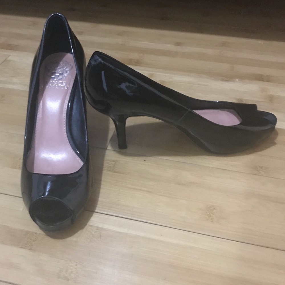 Vince Camuto patent leather pumps